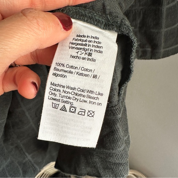 Madewell Square Neck Corduroy Midi Dress in Windowpane - Picture 6 of 6